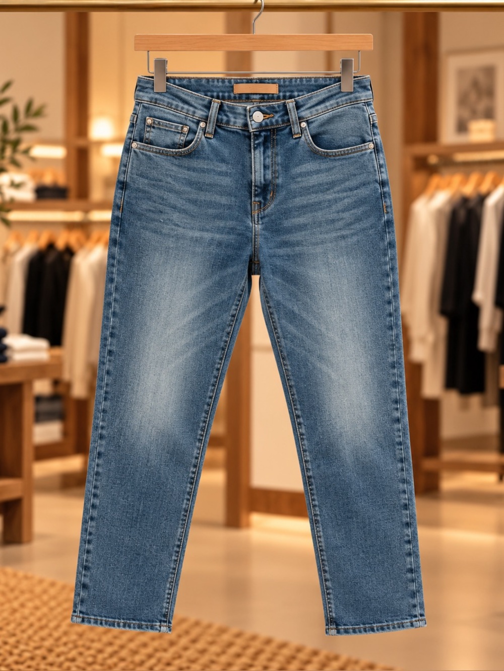 Joe's Flawless The Icon Mid Rise Skinny Jeans Blue Waist 25